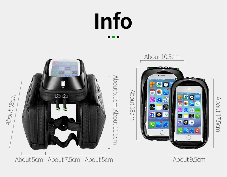 Perfect ROCKBROS Bike Bag Carbon Pattern Touch Screen Mobile Phone Bicycle Saddle Bag MTB Cycling Tube Bag For 6.2in Bicycle Accessories 1 Perfect ROCKBROS Bike Bag Carbon Pattern Touch Screen Mobile Phone Bicycle Saddle Bag MTB Cycling Tube Bag For 6.2in Bicycle Accessories 1