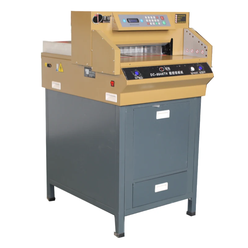 DC 8646TH 460 мм электрическая машина для резки бумаги гильотина|paper cutting machine|guillotine cutter