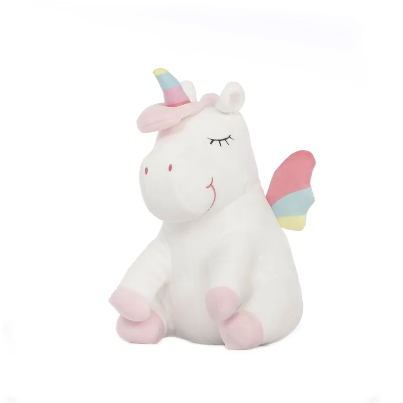 30cm LED Plush Light Up Toys Unicorn Stuffed Animals Plush Toys Cute Pony Horse Toy Soft Doll Kids Toys Christmas Birthday Gifts