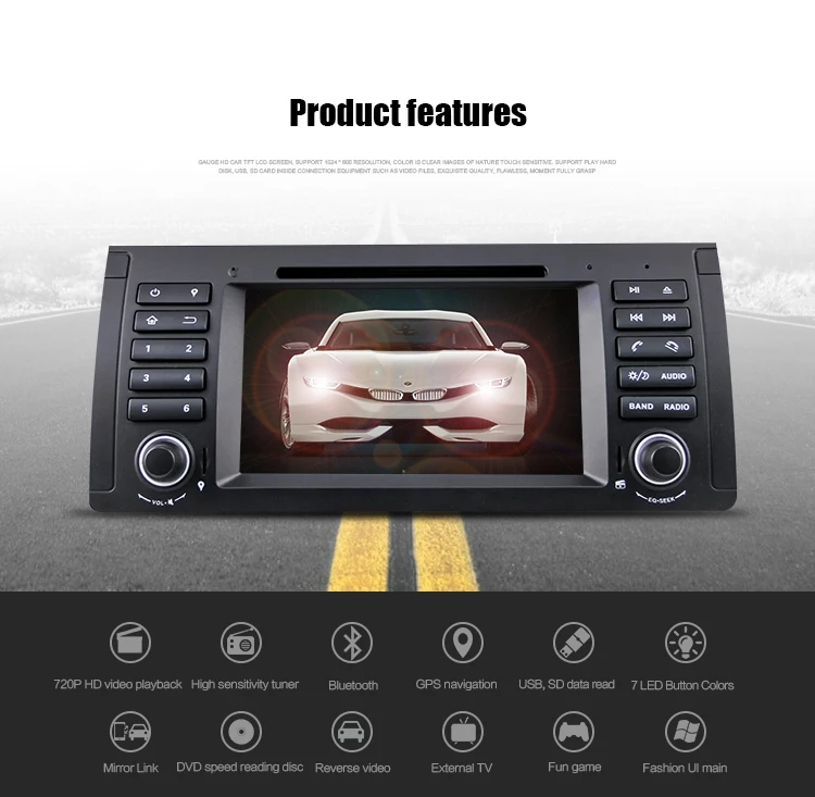 Perfect Eunavi single 1 Din 7 inch Car DVD player for BMW E39 E53 X5 E38 Car dvd gps with GPS Navigation car radio stereo audio video 2 Perfect Eunavi single 1 Din 7 inch Car DVD player for BMW E39 E53 X5 E38 Car dvd gps with GPS Navigation car radio stereo audio video 2