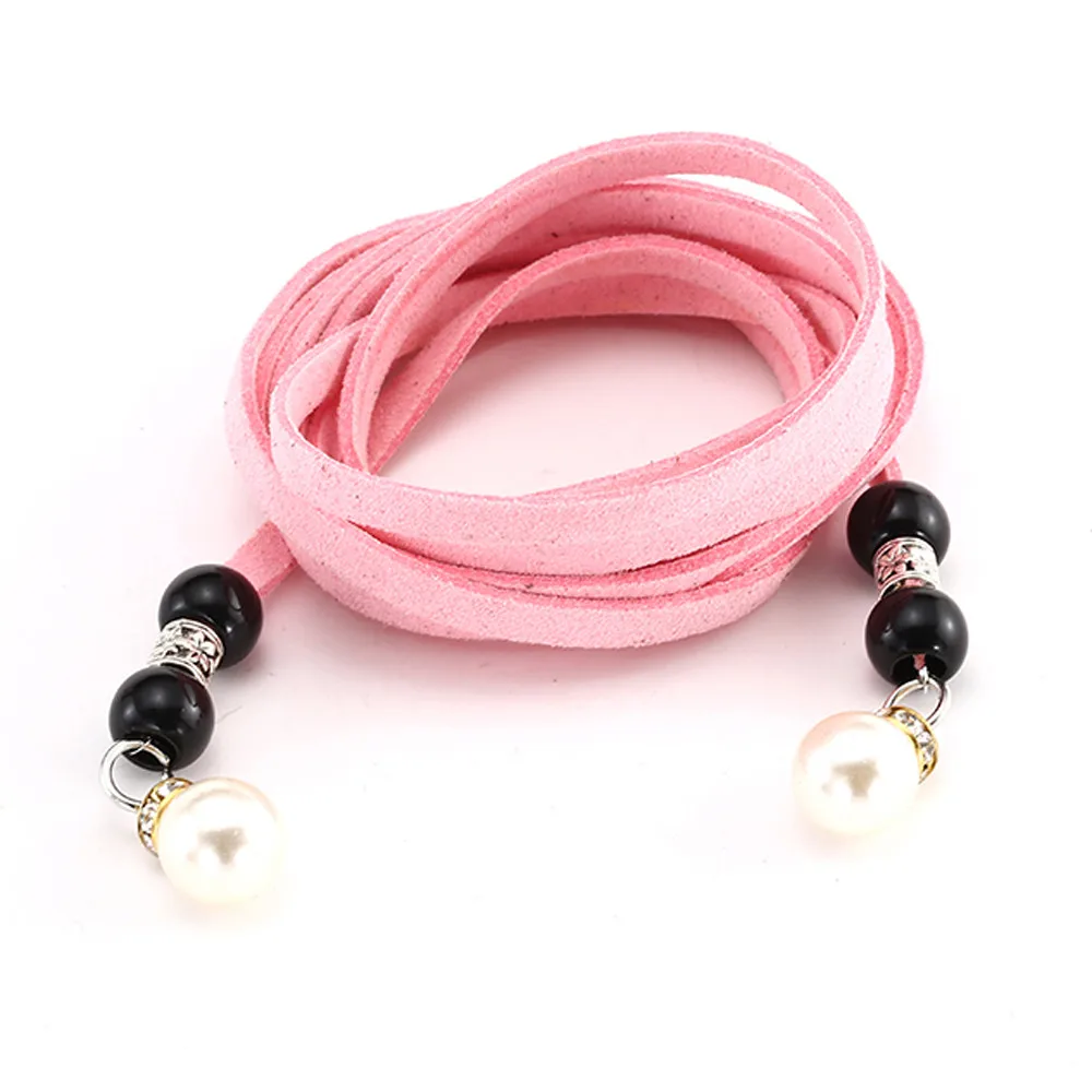 KLV пояс для женщин Элегантный женский пояс-цепочка яркие цвета пеньковая веревка плетеный кожаный ремень модный Повседневный Высокое качество 20190304 - Цвет: Pink