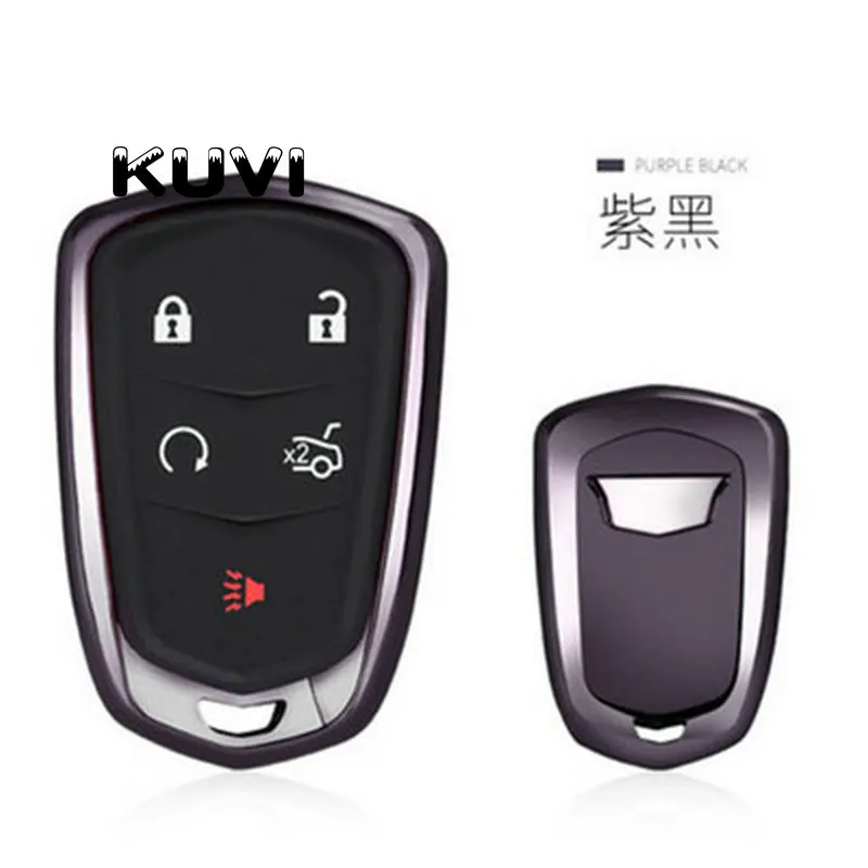 

TPU Car Key Cover Case Shell Bag For Cadillac CTS ATS 28T CTS-V coupe SRX Escalade srx atsl xts 2015 XT5 CT6 Car styling