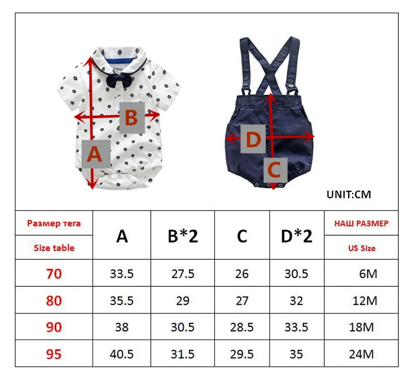 Летние новорожденных комплекты для мальчиков хлопок детские Комбинезоны для малышек+ шорты на подтяжках 3-24 м комплект для малышей галстук бабочка младенческой ползунки для детей верхняя одежда