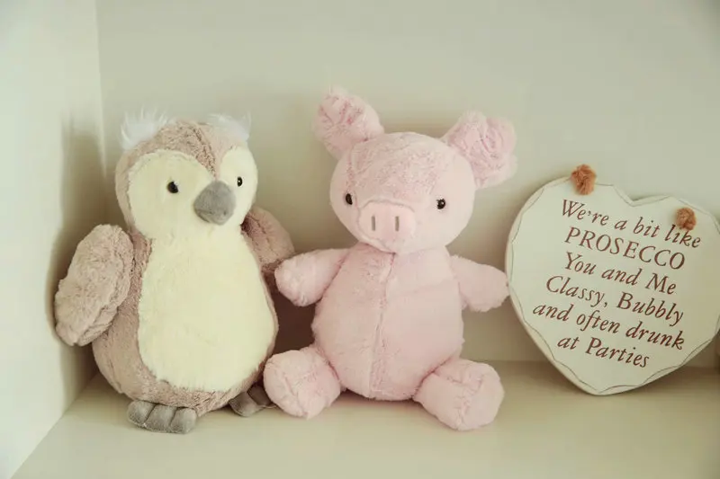22 см милый розовый поросенок плюшевые игрушки пингвин подушки детские подушки подарок на день рождения для детей слон плюшевые куклы утка