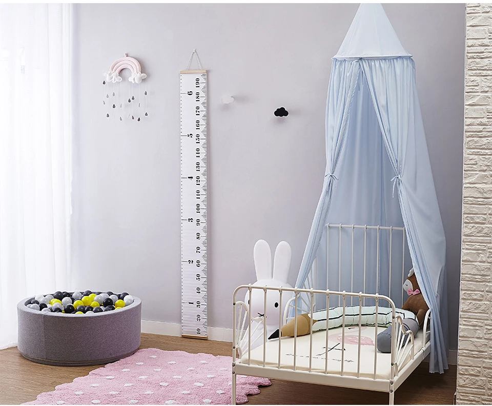 Детская кровать, навес, покрывало, круглая москитная сетка, занавеска, постельные принадлежности, купол, палатка для детской комнаты, декор для сна, для малышей, детская кроватка, сетка