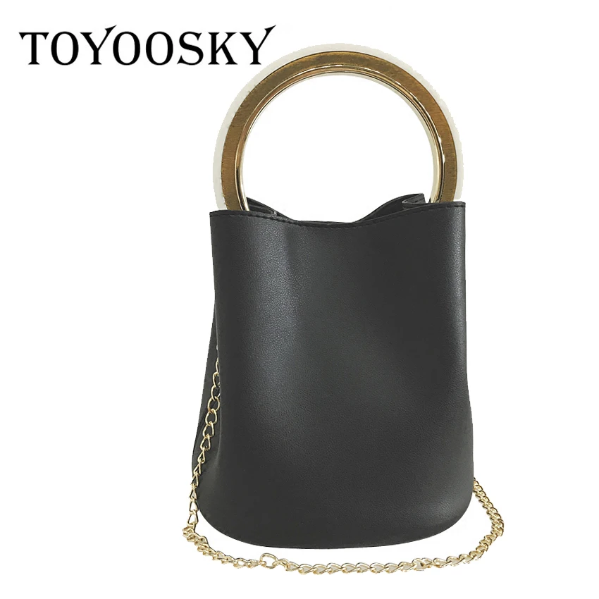 TOYOOSKY Luxury Handbags Women Bag Famous Metal handle Shoulder Bag Female Vintage Crossbody Bucket Bag PU Leather with Purse цена TOYOOSKY Luxury Handbags Women Bag Famous Metal handle Shoulder Bag Female Vintage Crossbody Bucket Bag PU Leather with Purse цены онлайн