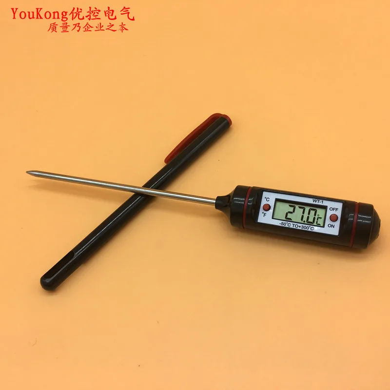 

1pc WT-1 Digital Probe Termometro Stainless Steel Thermometer For Food/BBQ/Laboratory/Kitchen/Factory/Make Wine