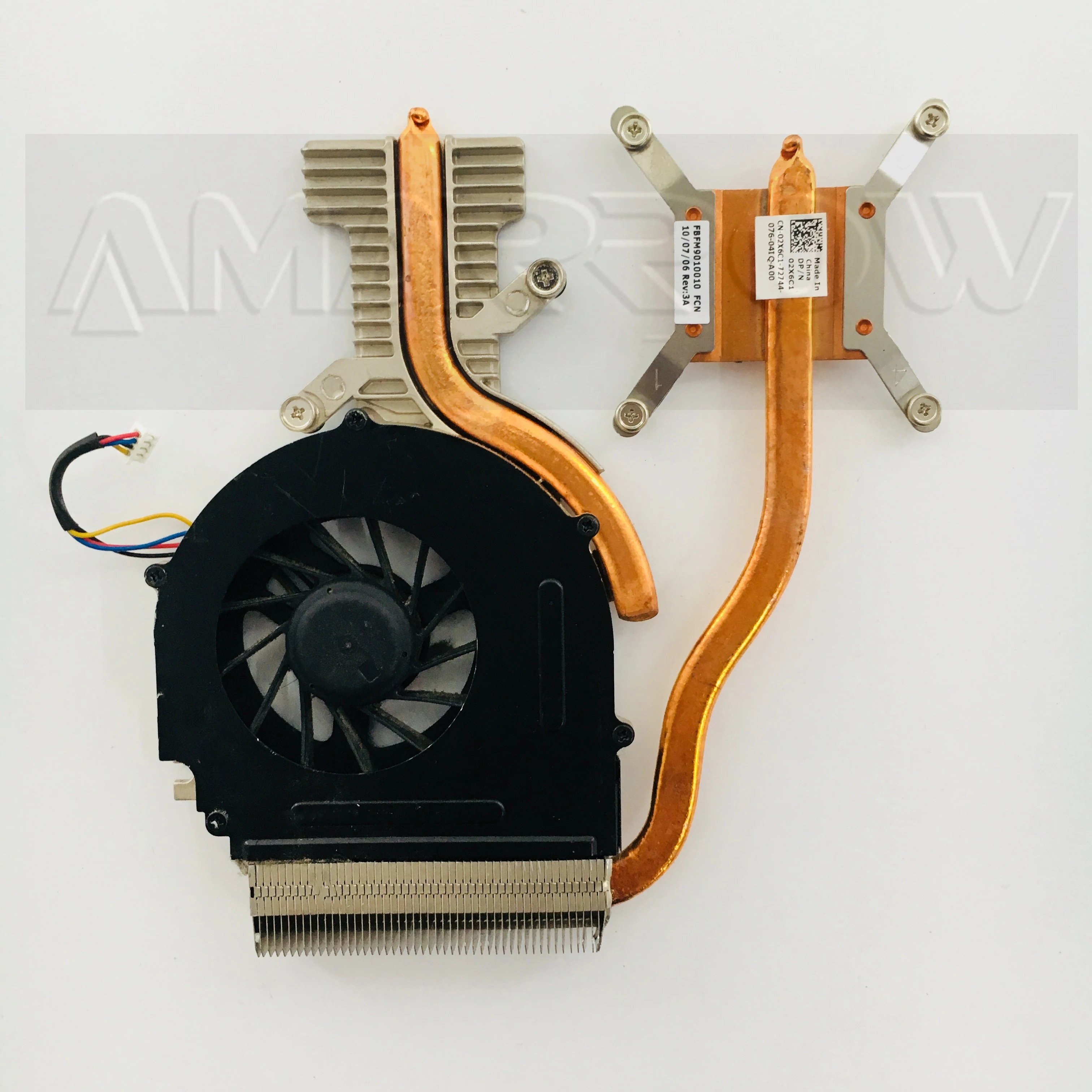 

Original free shipping laptop heatsink cooling fan for Dell 1558 cooling heatsink with fan cooler 02X6C1