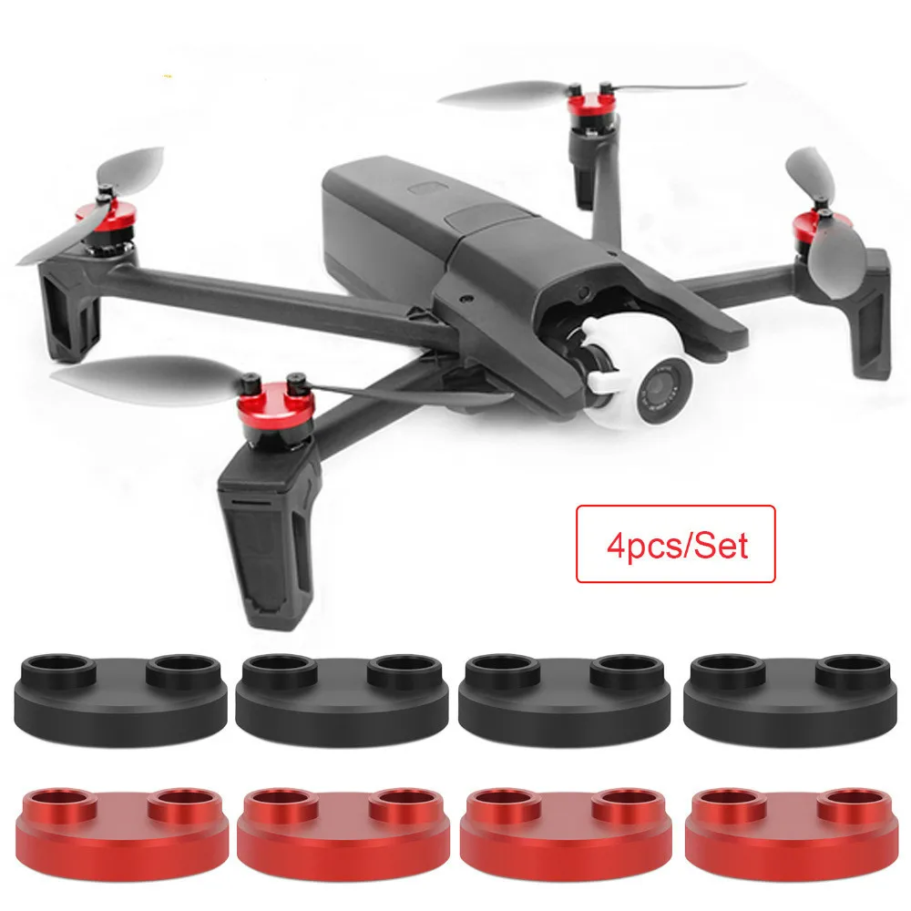 

Waterproof Dust-proof Aluminum Alloy Motor Protector Cap Cover for Parrot Anafi Drone Gadgets Accessories 4PCS Black/Red