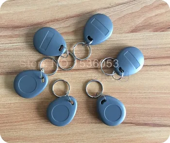 

1000pcs rfid 125Khz RFID Tag Proximity Keyfobs Ring Keychain Key Finder Access Control Cards rfid reader rfid scanner