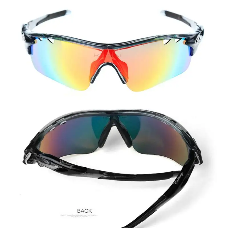 Coolизменить для мужчин и женщин поляризационные спортивные солнцезащитные очки для горного велосипеда очки для пешего туризма Mtb очки сменные 5 линз Очки для велоспорта