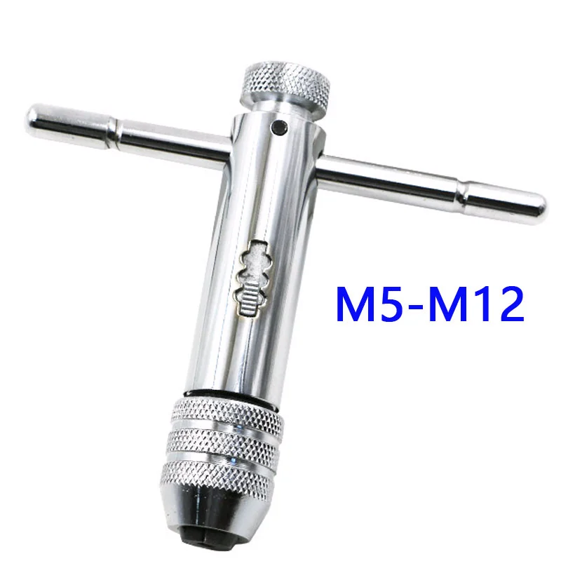Adjustable ratchet tap wrench holder lengthened tap wrench screw wrench