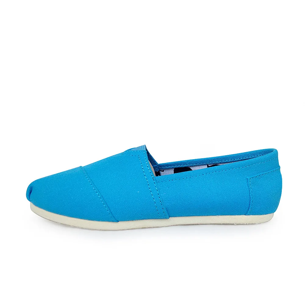 Женские кроссовки женские/мужские прогулочные воздухопроницаемые кроссовки для бега на плоской подошве Лоферы для мужчин/женщин Canvans обувь унисекс - Цвет: sky blue