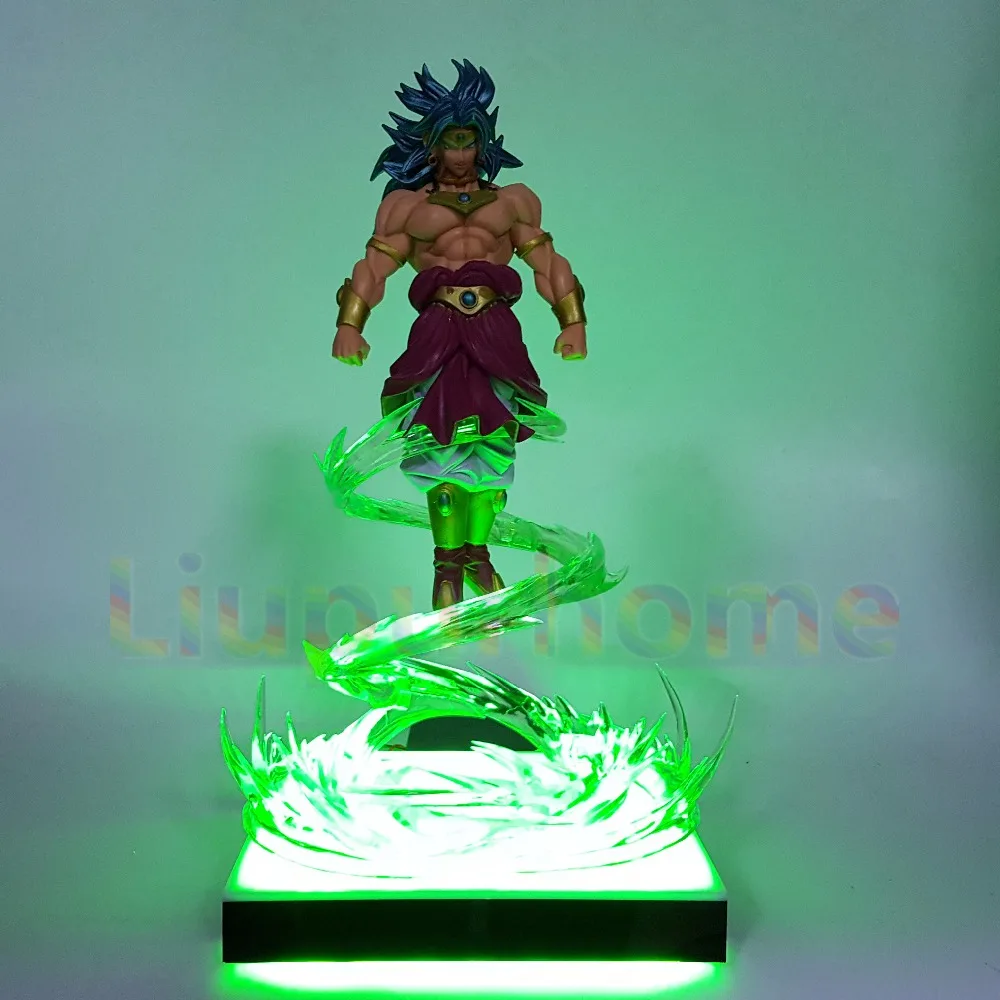 Dragon Ball Z Broly с летающим эффектом DIY Светодиодная лампа база Dragon Ball power Up светодиодная лампа Рождественский Декор Lampara Led