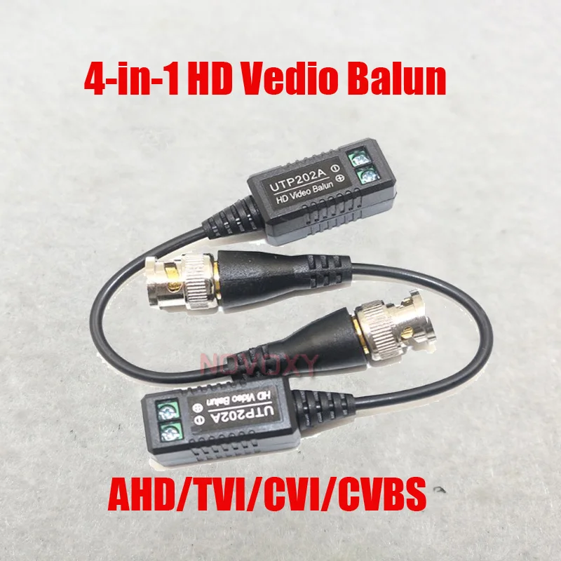 Transmisor pasivo de vídeo HD AHD/HDCVI/HDTVI BNC a UTP Cat5/5e/6 CCTV, accesorios Balun, 600m