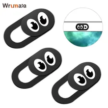 Универсальная веб-камера крышка затвора глаз слайдер Пластиковая крышка камеры для IPhone ПК ноутбуки мобильный телефон объектив стикер конфиденциальности