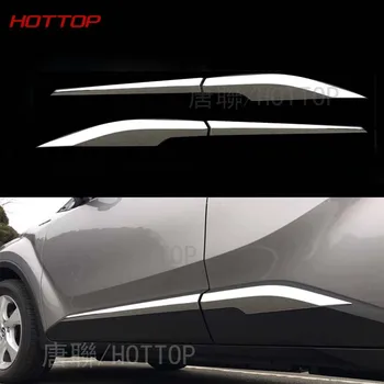 

Chrome Door Body Side Trim Cover Molding FOR Toyota C-HR CHR 2017 car Styling Accessories