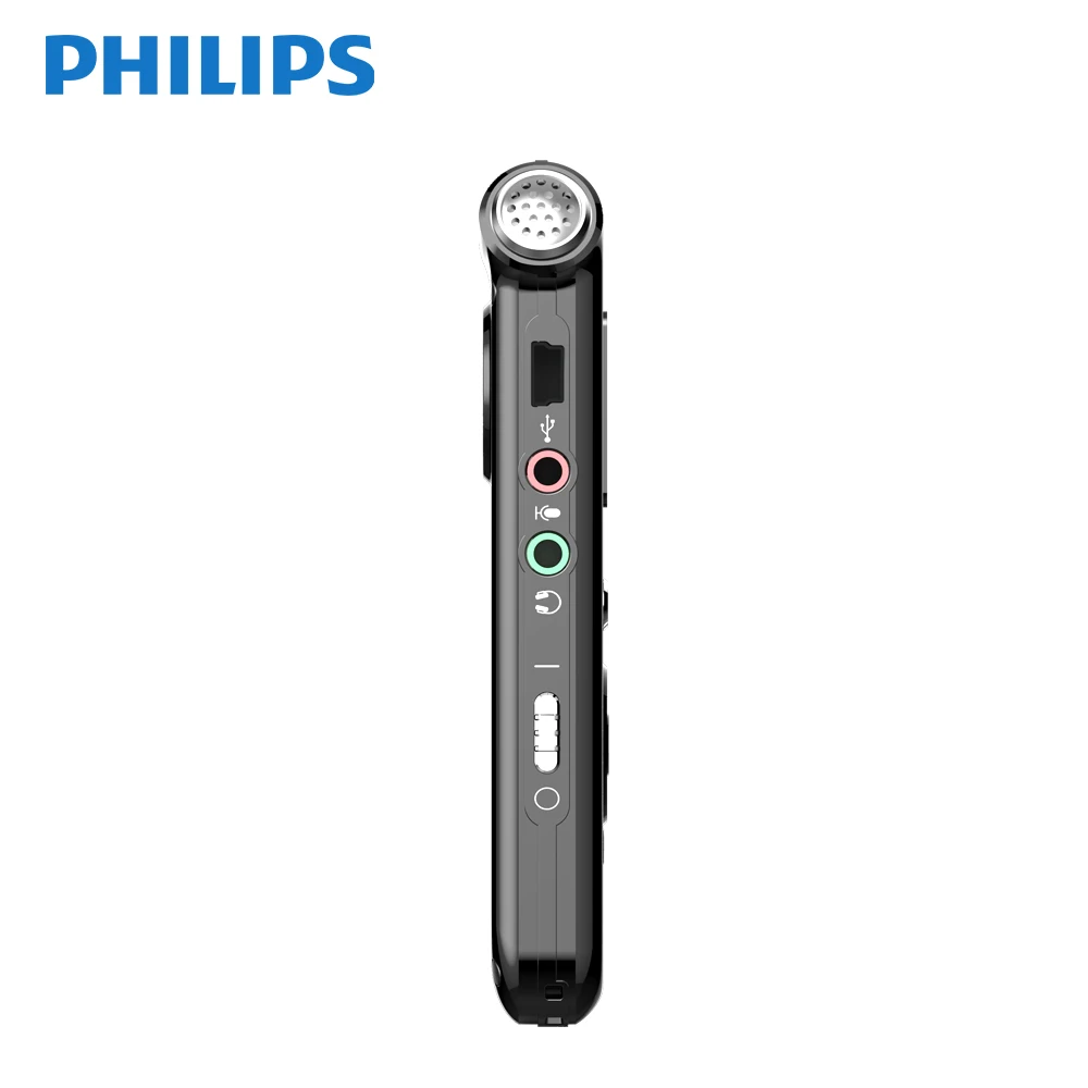 Philips оригинальный дальний диктофон камера шумоподавление Buil in 16 ГБ 15 часов записи