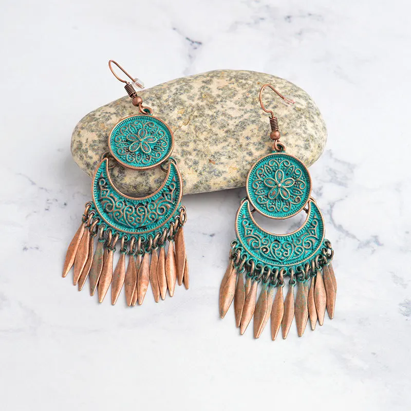 

New Fashion Vintage Earrings Tassel Bohemia Earrings for Women Girls Party Ethnic Jewelry Gifts Pendientes Mujer Moda 2019 Gift