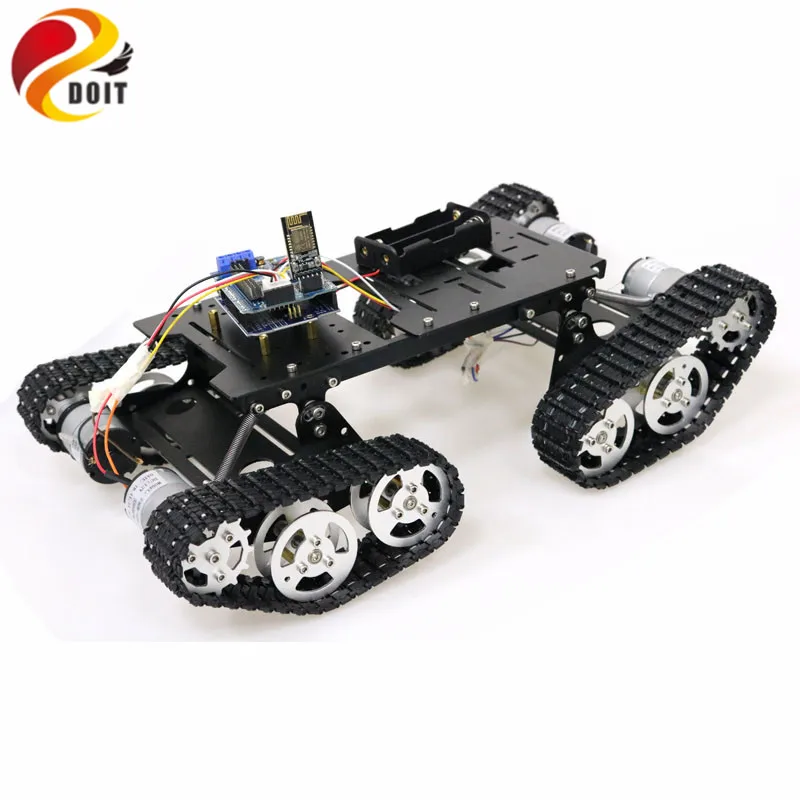 WiFi/Bluetooth/PS2 управления RC 4wd Робот Танк шасси комплект с UNO R3 плата + драйвера