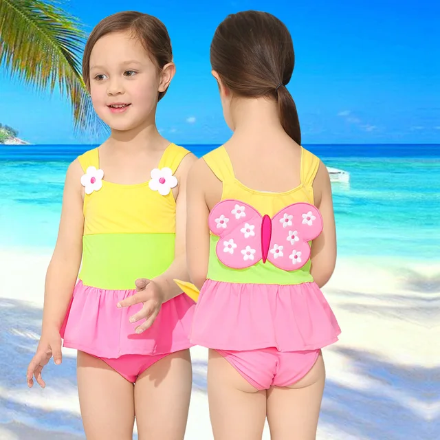 2 6y fille d'une seule pièce maillot de bain pour children2018 belle