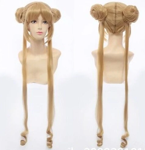 free shipping High Quality Fashion Style Japanese Sailor Moon Tsukino Usagi cosplay Wig |