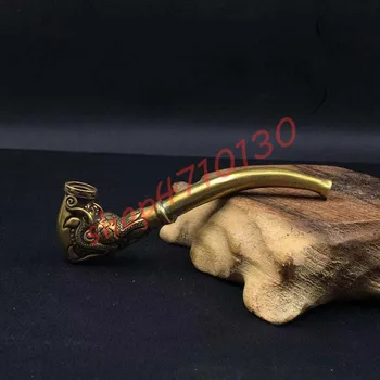 

Retro pure copper, classic brass smoke gun, fine handicraft collection