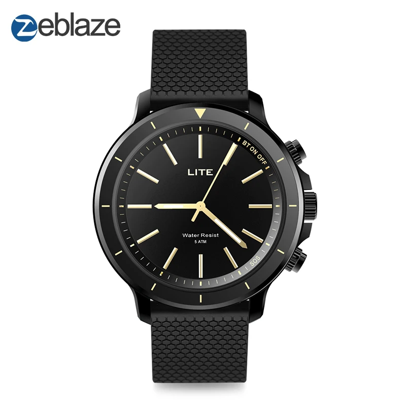 

New Zeblaze VIBE LITE 5ATM Waterproof SOS Smartwatch 24-month Standby Time All-Weather Monitoring For IOS And Android Watch Men