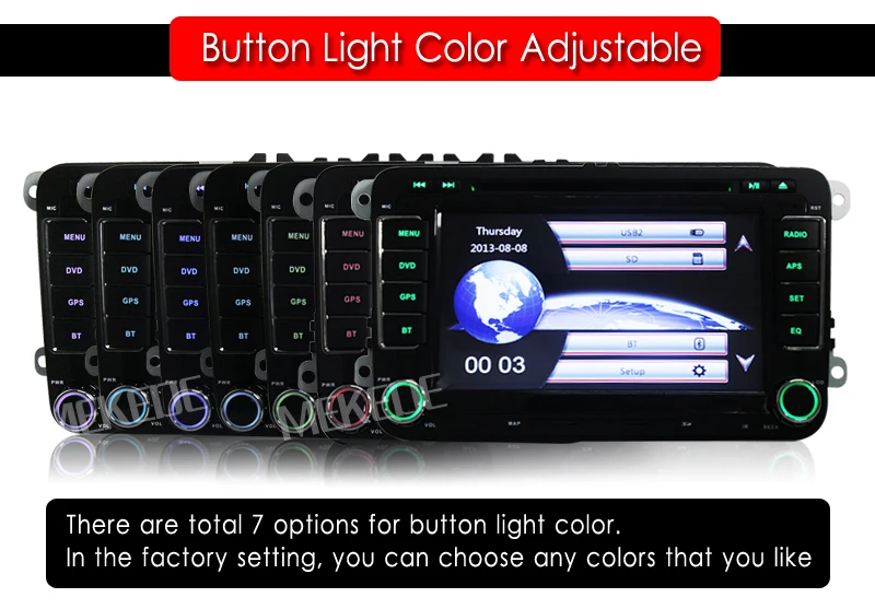 Perfect minimum price ! 7" Car DVD For VW GPS Navigation original menu for GOLF 6 polo Bora JETTA MK4 OCTAVIA Fabia GPS free ship 28