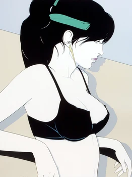 

Pop art poster cartoon poster canvas painting picture scenery prints giant canvas painting nude young girl with green ribbon