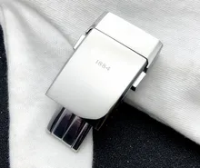 En kaliteli kalın paslanmaz çelik toka Breitling Watch band 20*20mm parlatma çift tıklama toka erkekler saat kayışı logo üzerinde