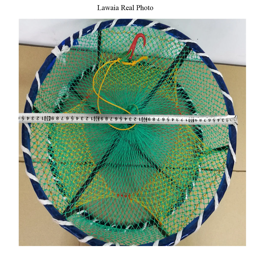 Lawaia Ловушка рыболовная сеть поплавки для рыболовной сети Складная рыболовная сеть Китай ловушка для крабов ловушка для креветок