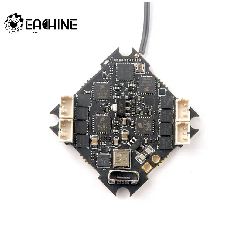 

Eachine Crazybee F4 PRO V3.0 F/C Blheli_S 10A 2-4S Brushless ESC compatible Frsky/ Flysky Receiver for Cinecan 4K Racing Drone