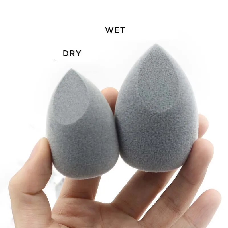 

1pcs Beauty Cosmetic Puff Non-Latex Microfiber Fluff Surface For Powder Foundation Smooth Soft Makeup Velvet Sponge Bundle