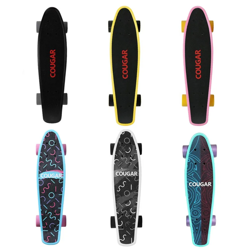 

Arch Design Four-wheeled Skateboard Plastic Long Board Freestyle Skateboard Skate Deck Cool Adult Teenager Skateboards New