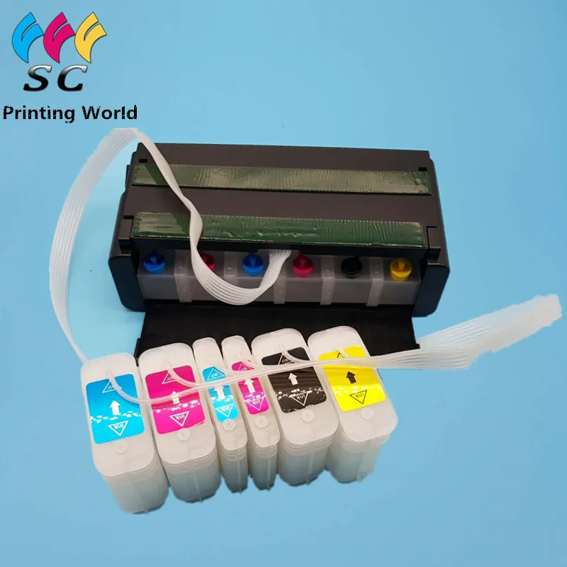 

CISS Continuous ink supply system for HP84 85 designjet 30 130 130nr 90 printer with ARC chip