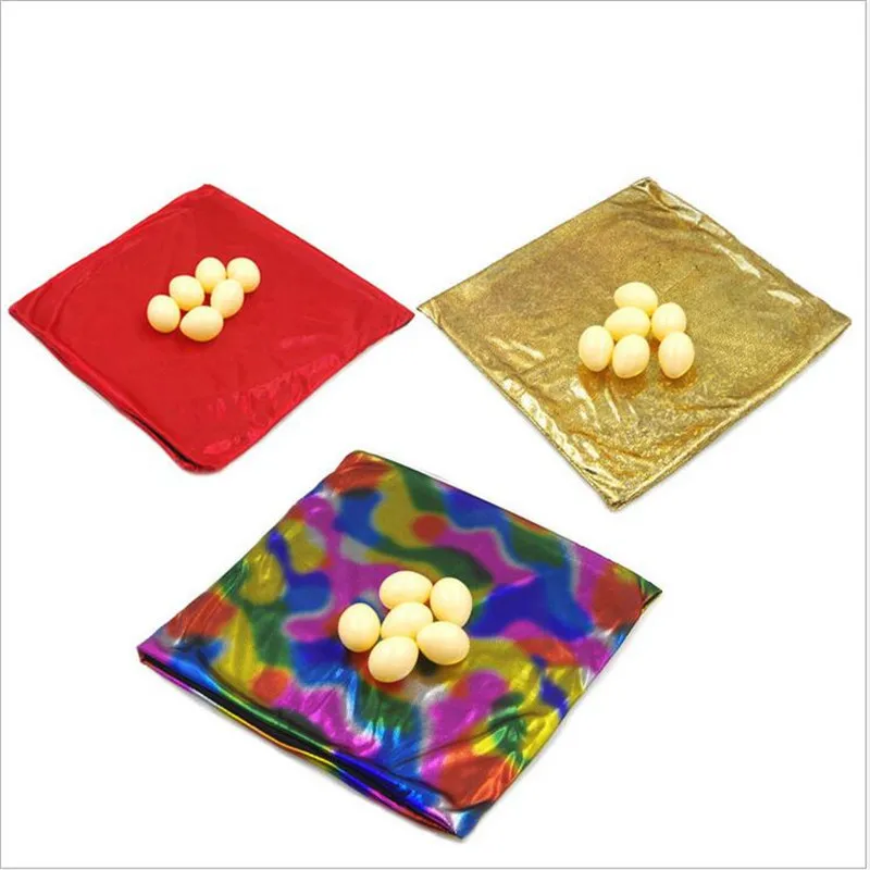 Comedy magic Eggs from empty bag six eggs and a bag fake eggs magic