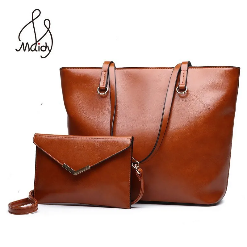 

Business Women's Pu Leather Handbags Composite Bag Casual Tote Shoulder Large Capacity Hand Bags Crossbody Messenger Bag Maidy