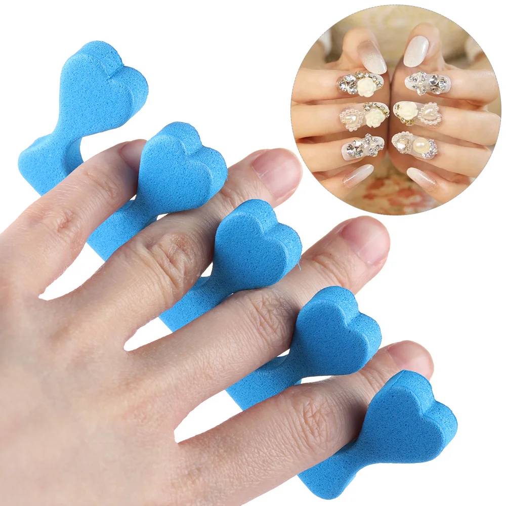 

6pcs Soft Foam Sponge Toe Separator Finger Separator Nail Art Tools Feet Care Manicure Pedicure Toe Separator DIY Beauty Tools