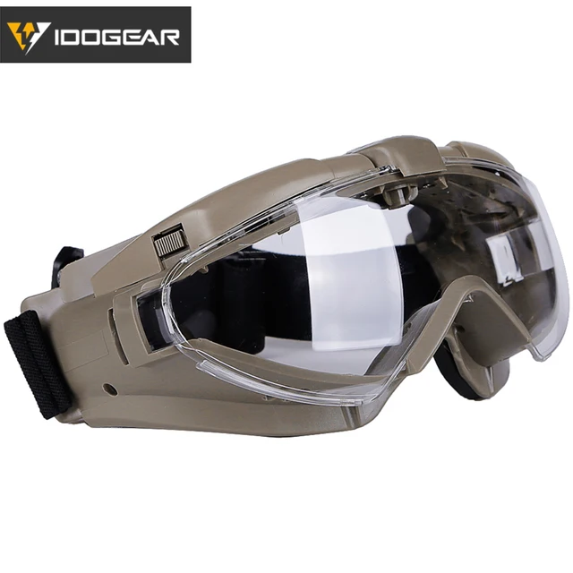 IDOGEAR Tactical Goggles Fan Version Anti Fog Dust Airsoft Eyewear