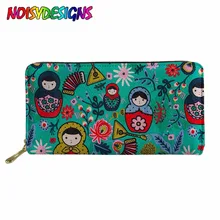 Матрешка Русская кукла свежая индивидуальность Портативный PU кожаный кошелек протектор Органайзер карта кошелек Monedero Kaarten клатч сумка