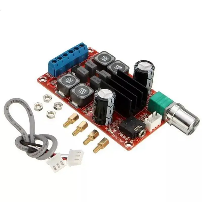 Tpa3116D2 2X50W цифровой Мощность Плата усилителя 5V 24V двухканальный стерео