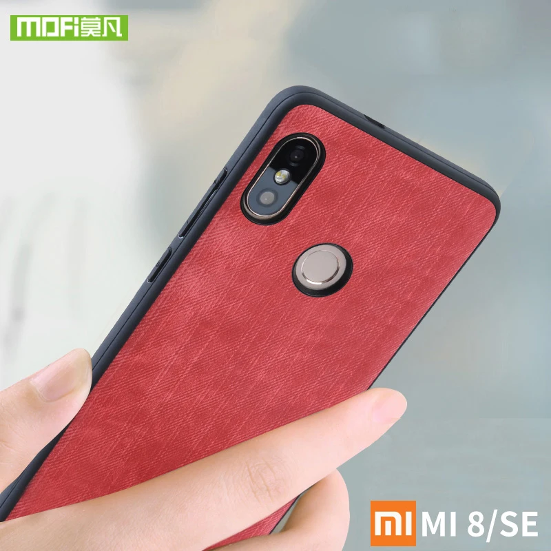 Mofi для сяо mi 8 чехол Для Сяо mi 8 Explorer чехол мягкий силиконовый mi 8 для xiao mi 8 SE чехол противоударный джинсы кожа