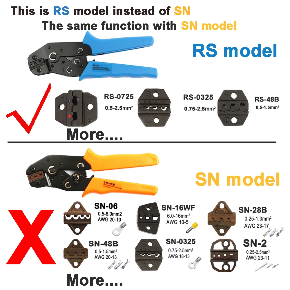 RS-01BM SN-01BM SN-02BM XH2.54 SM Подключите Терминал пружинным зажимом терминалы обжимной инструмент обжимные клещи для D-SUB SN-48B SN-28B