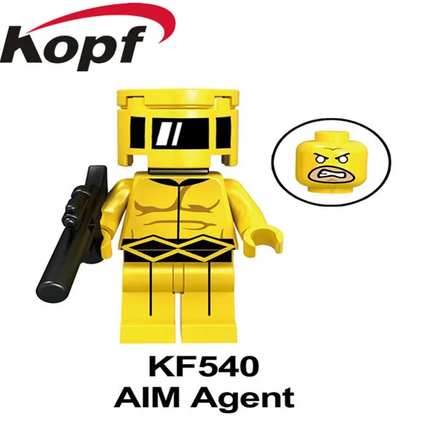

KF540 Collection Single Sale Figures AIM Agent Series Action Bricks Model Building Blocks For Children Christmas Gift Best Toys