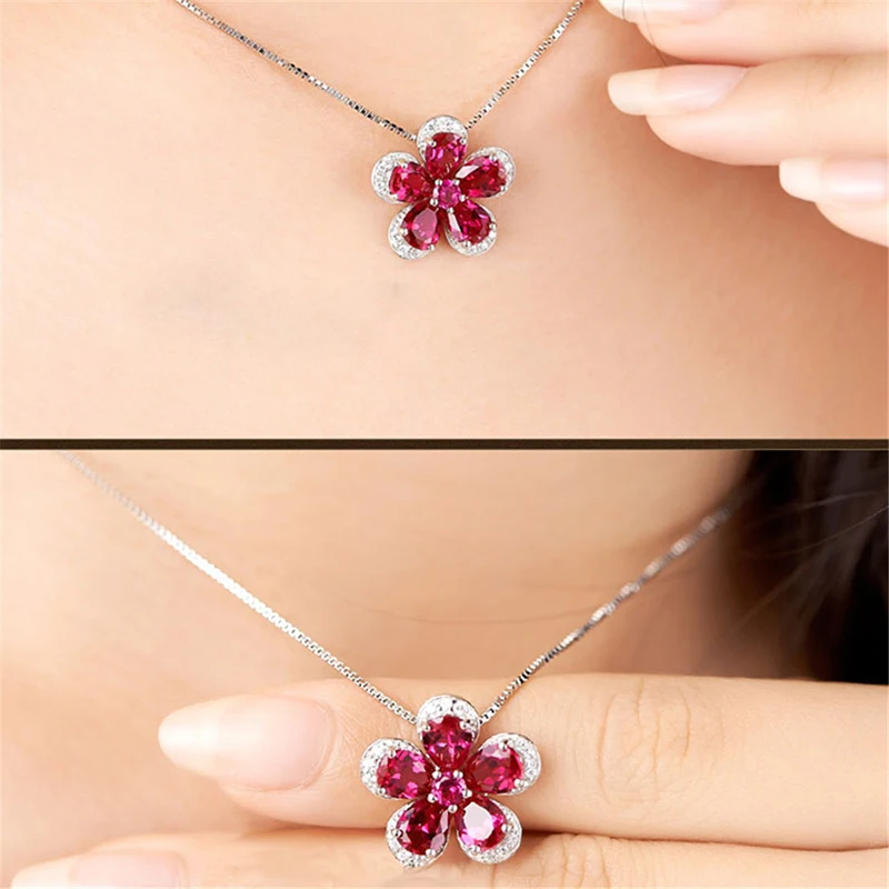 Austria-Swarovski-crystal-red-flower-wedding-penant-necklace_08-1