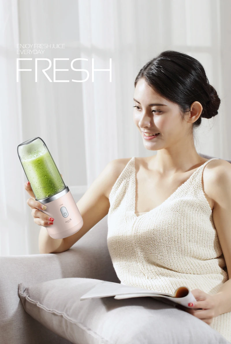 Xiaomi deerma Juicer automatic wireless home fruit vegetable Baby Food Milkshake Mixer multi-function mini juice electric juice (3)
