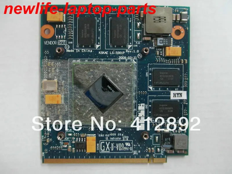 Видеокарта A500 L500 L550 VGA HD4650 M96 DDR3 1G ATI 216 0729042 KSKAE LS 5001P K00005001 MXM II 100% протестирована