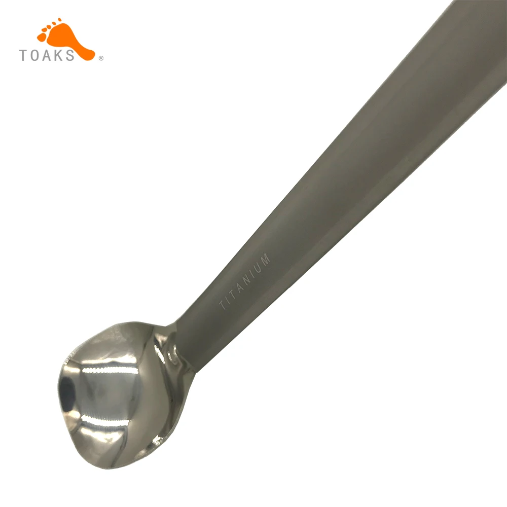 Titanium Spoon Outdoor Camping Tableware Long-handled Spoon Spork 215mm Length camping cutlery portable tableware portable cutlery titanium tableware