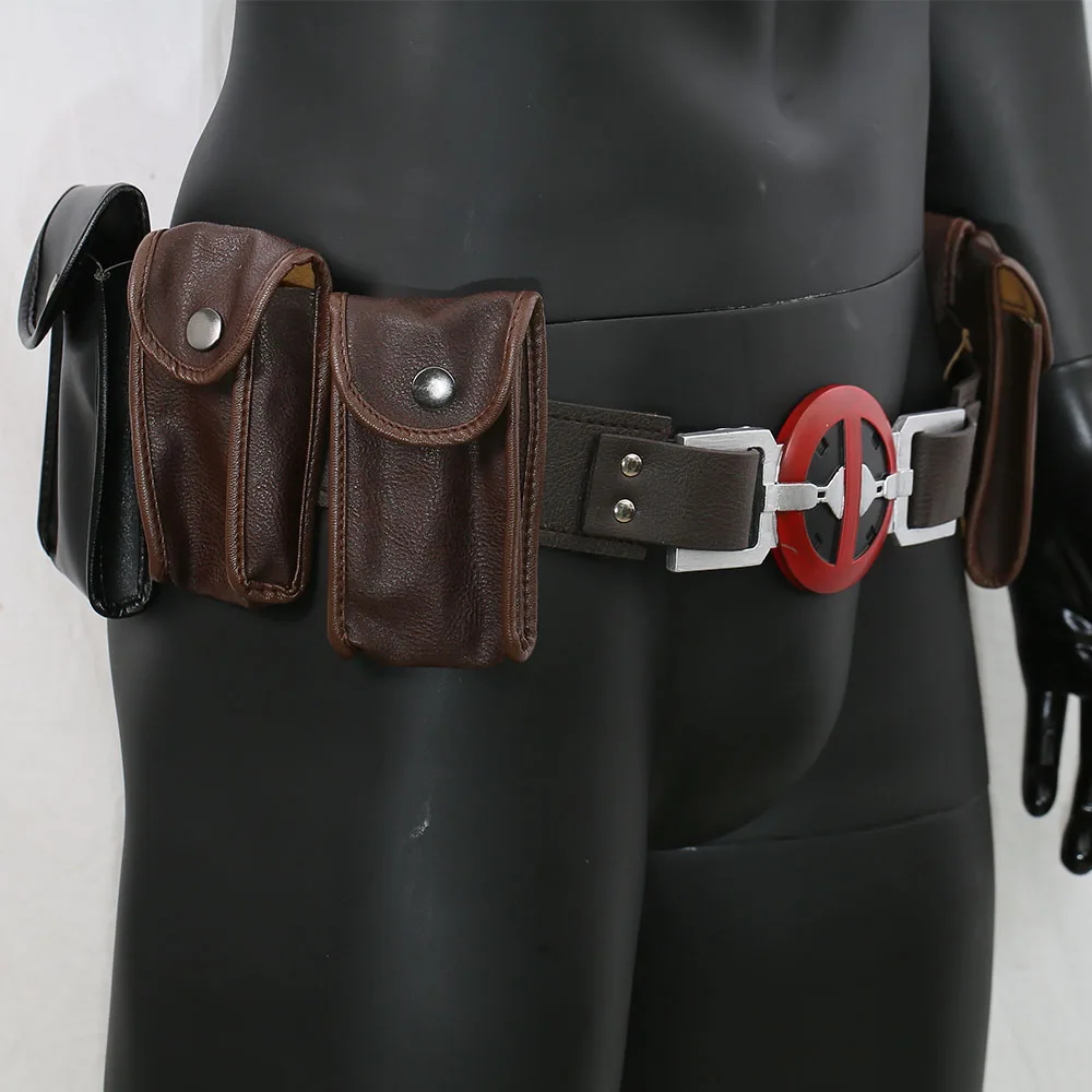 XCOSER X Men Deadpool ремень из искусственной кожи с 4 карманами Prop аксессуары к костюму